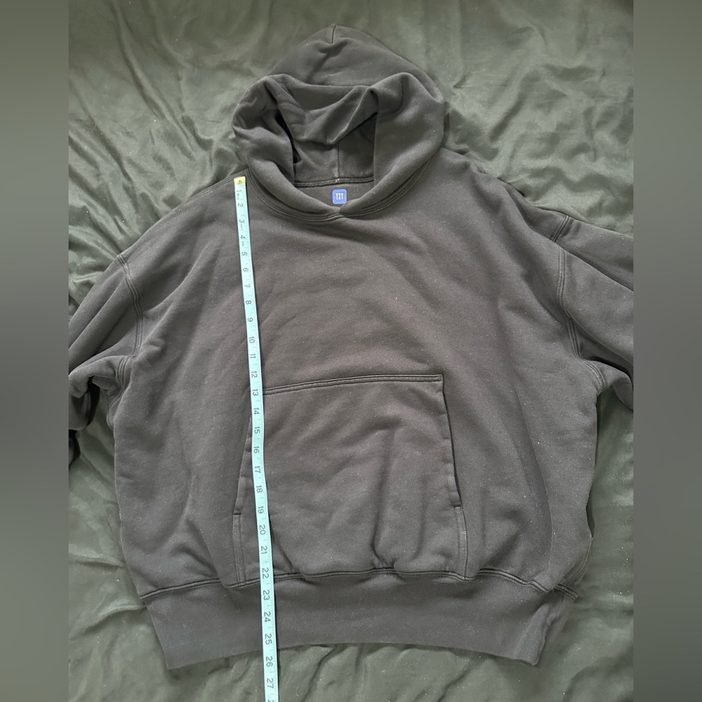 Yeezy x GAP black oversized hoodie XL used YZY